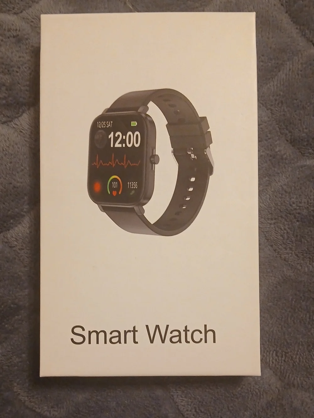 Smartwatch with Silicone Band - Stylish Everyday Wearable